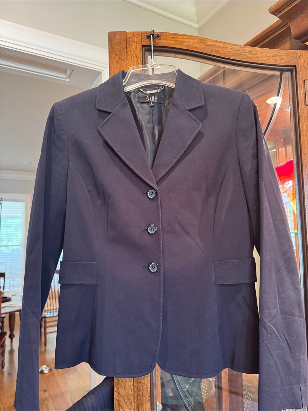 Navy Tailored Women's Blazer Jacket